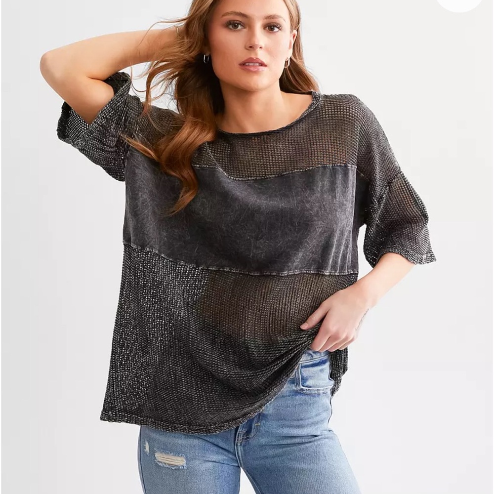 Gilded Intent - Fishnet Oversized T-Shirt